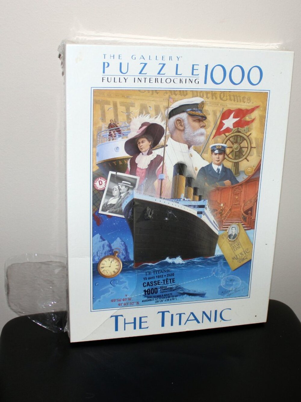 3/$188❤️sealed 1997 The Titanic 1000 pcs puzzle Milton Bradley Gallery Series